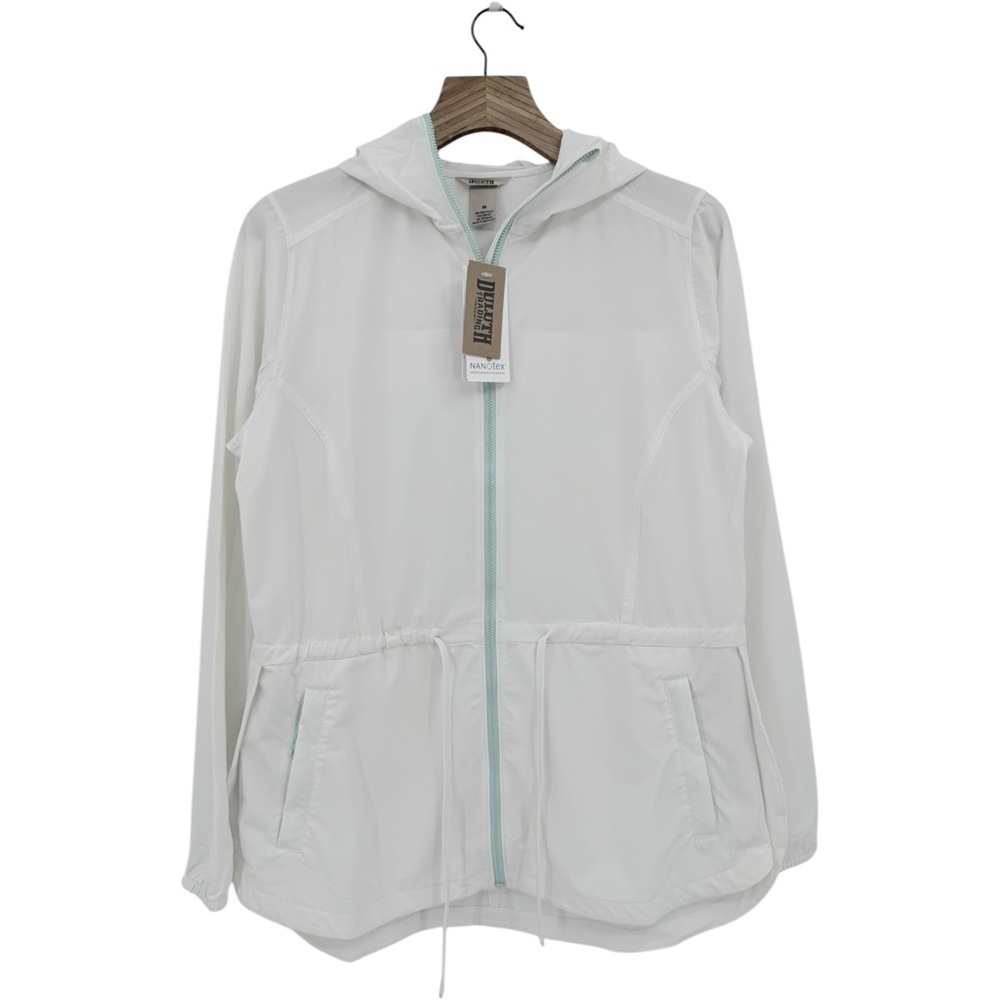Duluth Trading Co. Spring Jacket Sun Protection Quick-dry Shirt White M